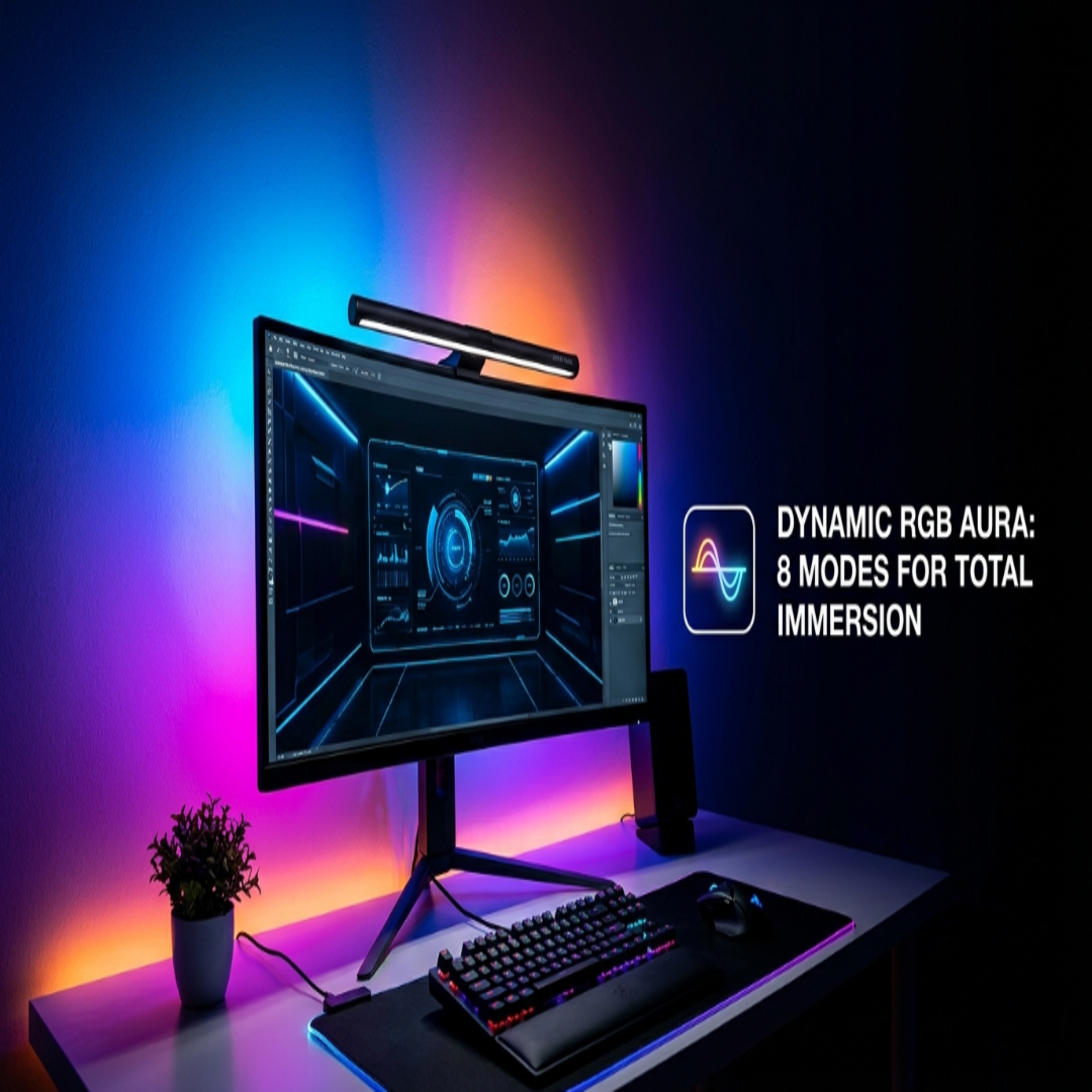Magnetic RGB Monitor Light Bar