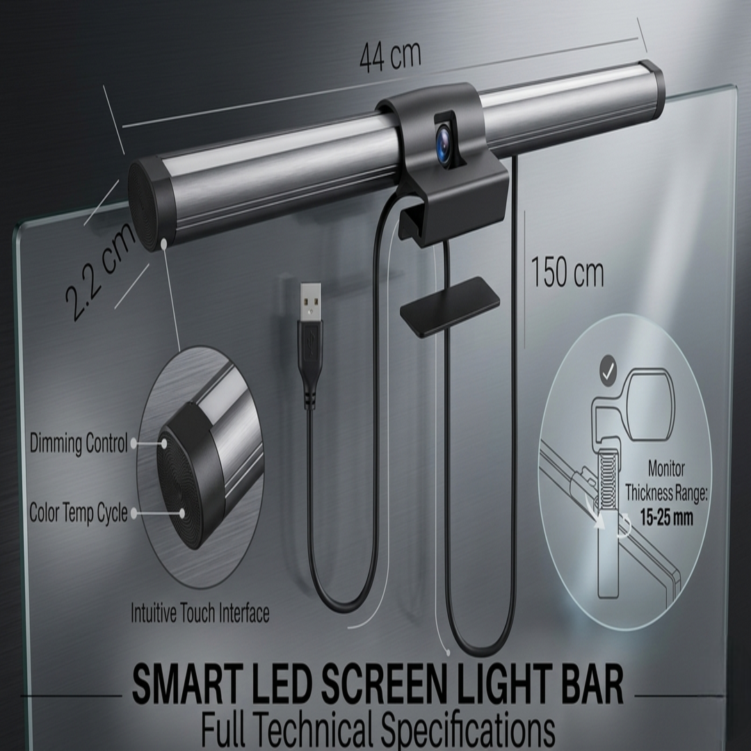 Magnetic RGB Monitor Light Bar