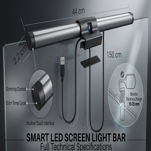 Magnetic RGB Monitor Light Bar